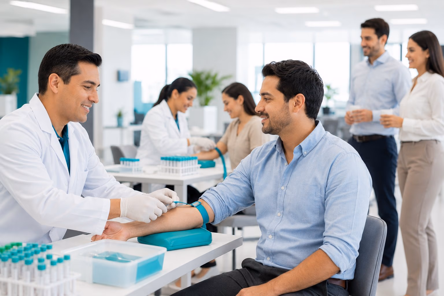 Servicio de exámenes para empresas de Laboratorio Vitalis